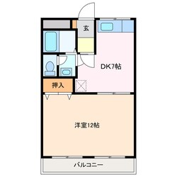 河原田駅 徒歩28分 2階の物件間取画像